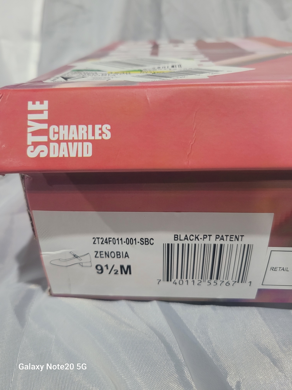 Style & Charles David Black Patent Zenovia Mary Jane Heels $130 sz 9.5 NIB - Picture 3 of 11